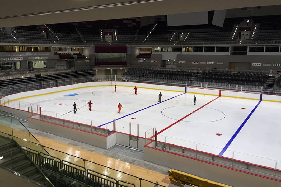 Changeover of the ice in 48 hours