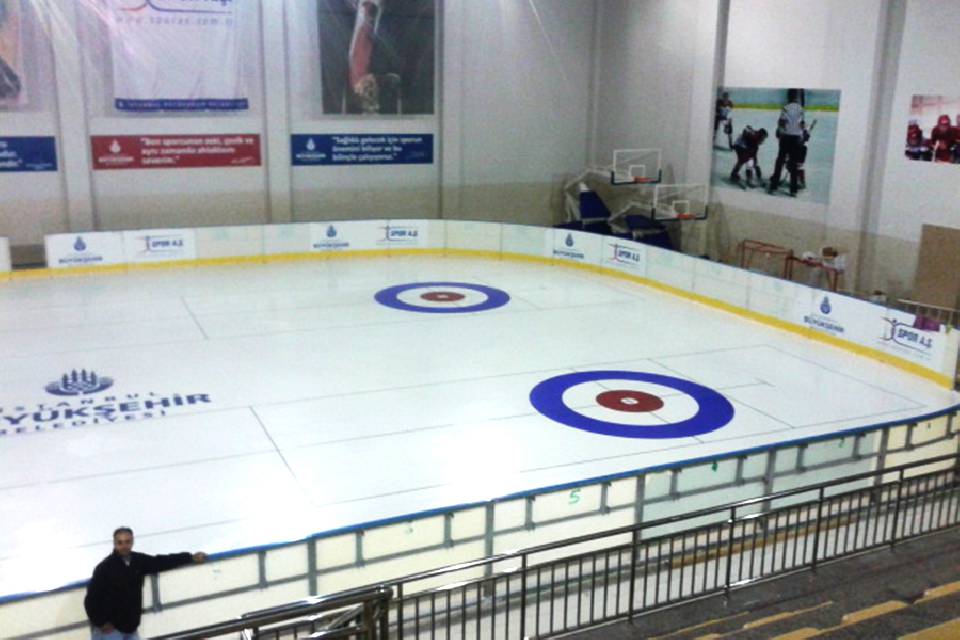 Ice rink renovation in Turkey